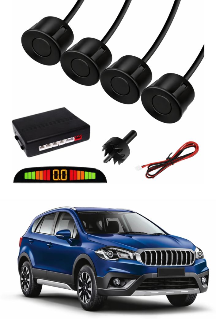 drivexpert Black Car Parking Sensor L155 Car Black Parking Reverse Sensors For Maruti Suzuki S-Cross Parking Sensor-picture-29
