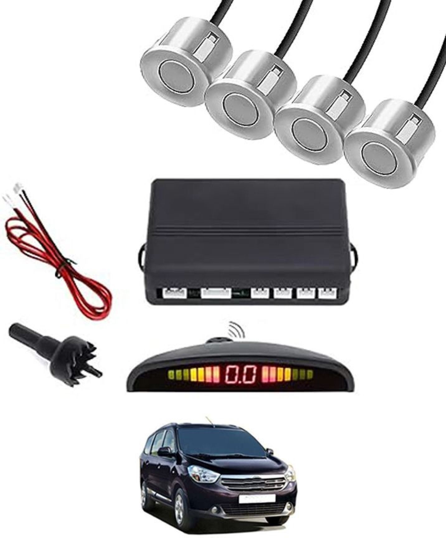 aarsh creations NW_Universal 4 Silver Reverse Parking Sensor-AF25N85 NP_Universal 4 Silver Reverse Parking Sensor-AF25N85 Parking Sensor-picture-23
