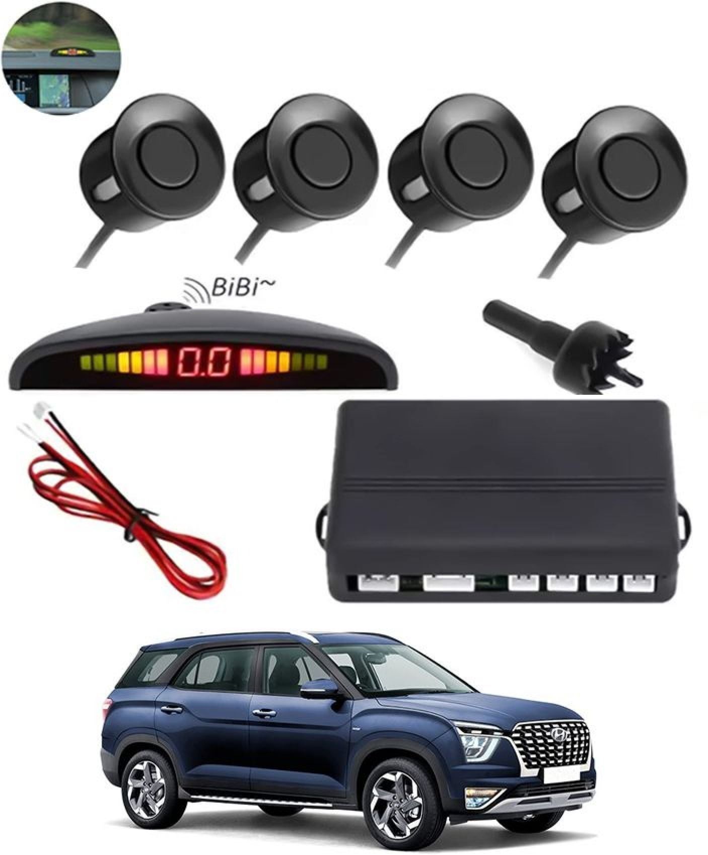 carbaazaar MULTI Universal 4 Black Reverse Parking Sensor-AF25N656 MULTI Universal 4 Black Reverse Parking Sensor-AF25N656 Parking Sensor-picture-13