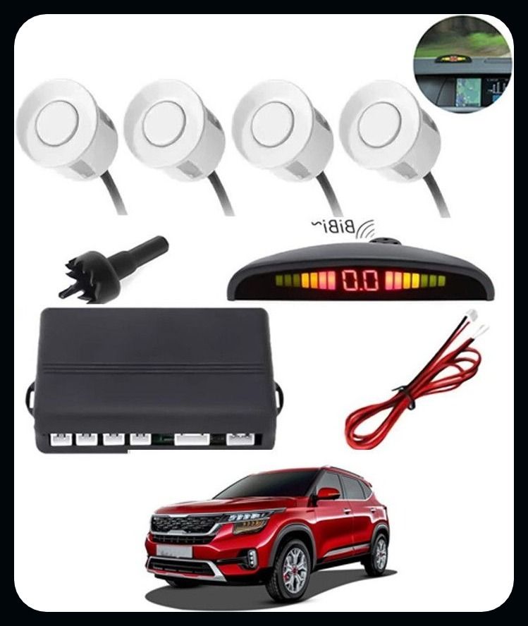 arsh stores NS- 4 White Reverse Parking Sensor-AP25N7 NS- 4 White Reverse Parking Sensor-AP25N7 Parking Sensor-picture-29
