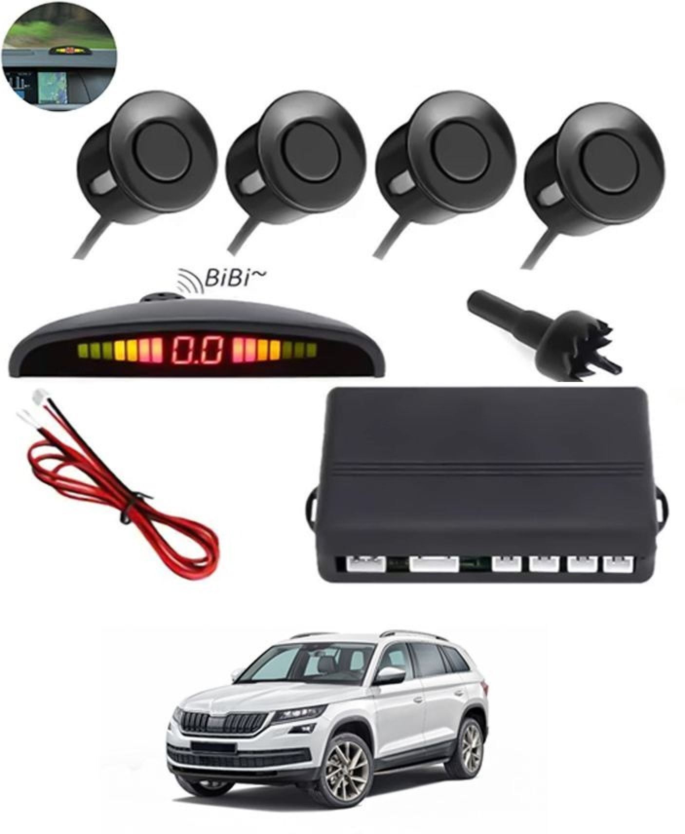 biking hub Universal 4 Black Reverse Parking Sensor-AF25N742 Universal 4 Black Reverse Parking Sensor-AF25N742 Parking Sensor-picture-15