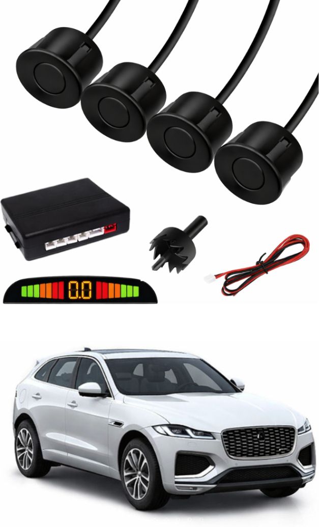 Black Car Parking Sensor F122 Car Black Parking Reverse Sensors For Jaguar F-Pace Set of 4 Pcs Parking Sensor-image-31