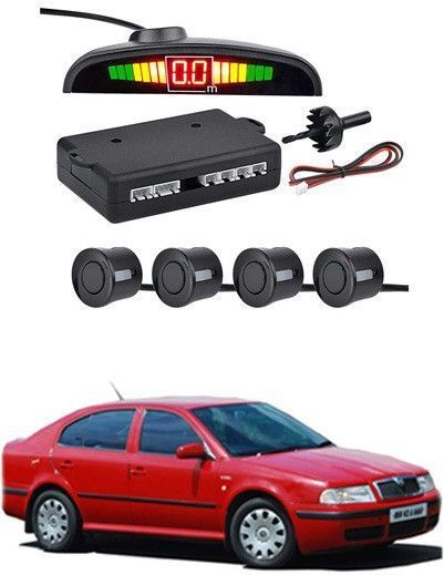 4 Black Parking Sensors With LED Display Which Increased Safety of Passengers/Car One Alarm Kit-1030 Parking Sensor-image-49