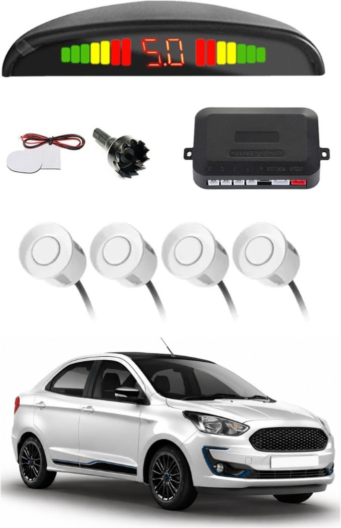 White Car Parking Sensor D121 Car White Parking Reverse Sensors For Ford Aspire Set of 4 Pcs Parking Sensor-image-40
