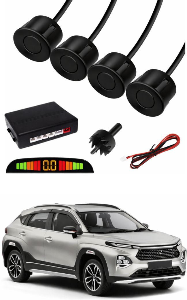 Black Car Parking Sensor D73 Car Black Parking Reverse Sensors For Toyota Urban Cruiser Taisor Set of 4 Pcs Parking Sensor-image-9
