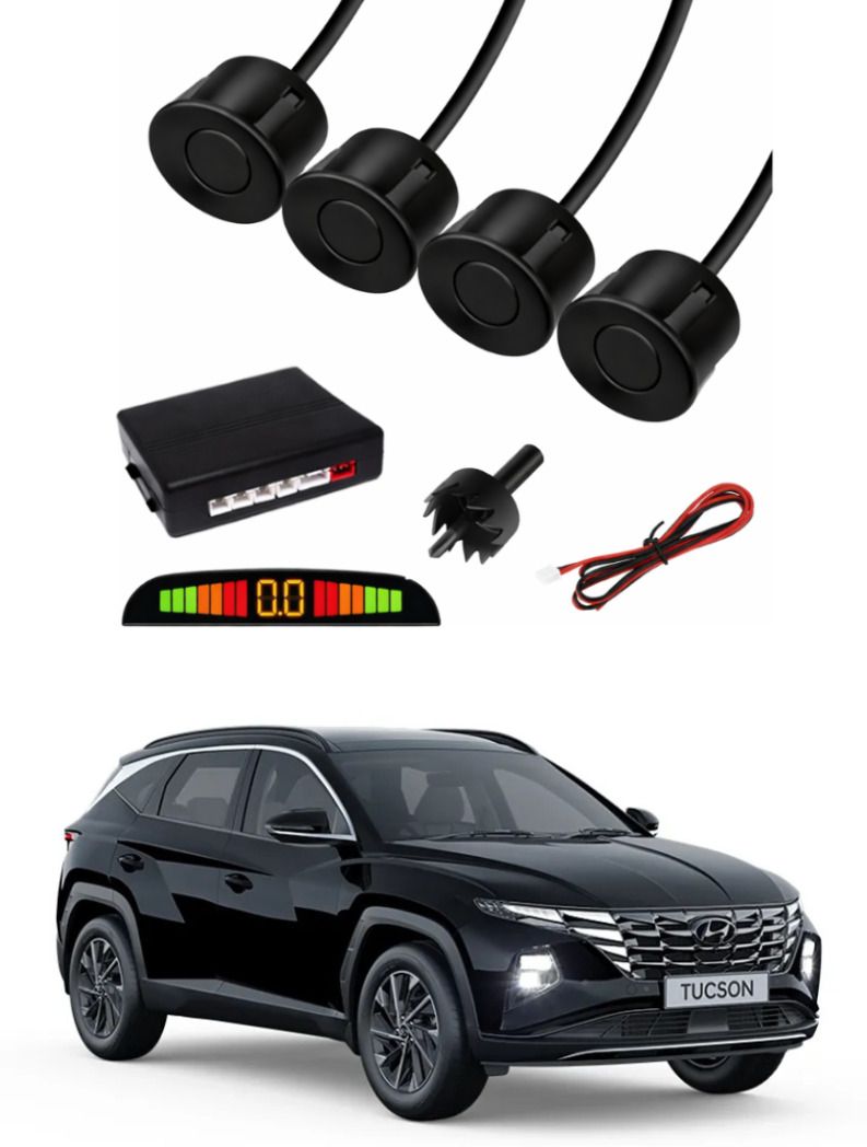 black car parking sensor a39 car black parking reverse sensors for hyundai tucson set of 4 pcs parking sensor