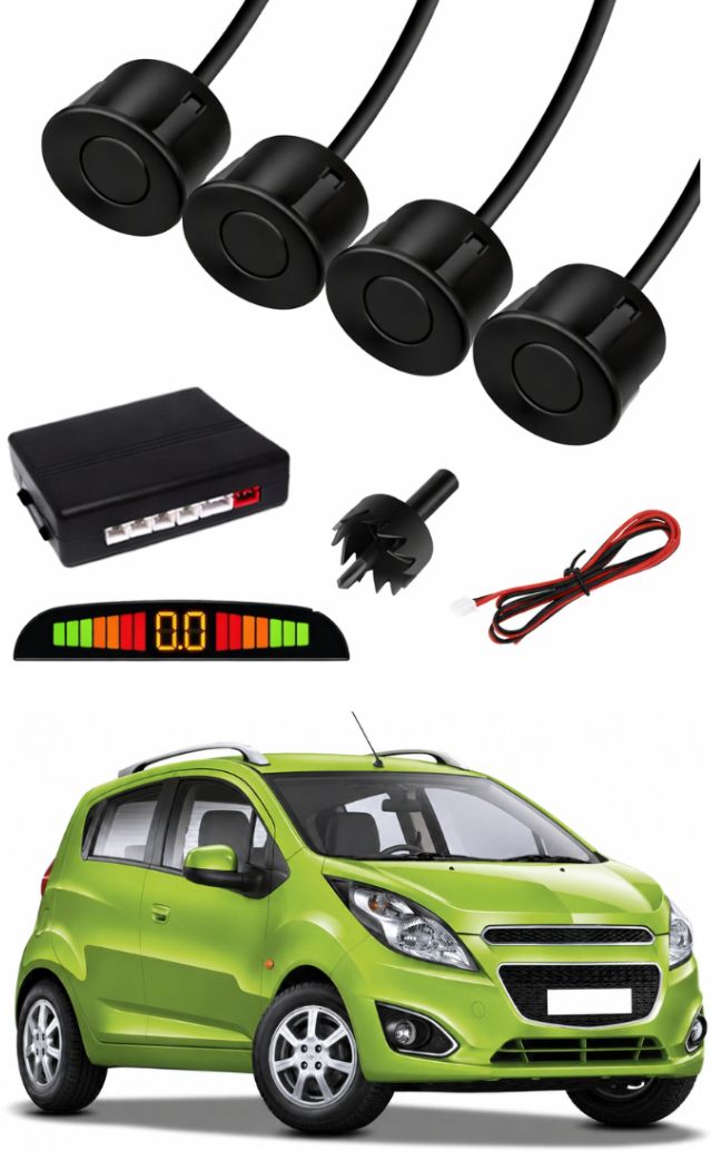 drivexpert Latest Black Car Parking Sensor K104 Car Black Parking Reverse Sensors Set of 4 Parking Sensor-picture-18
