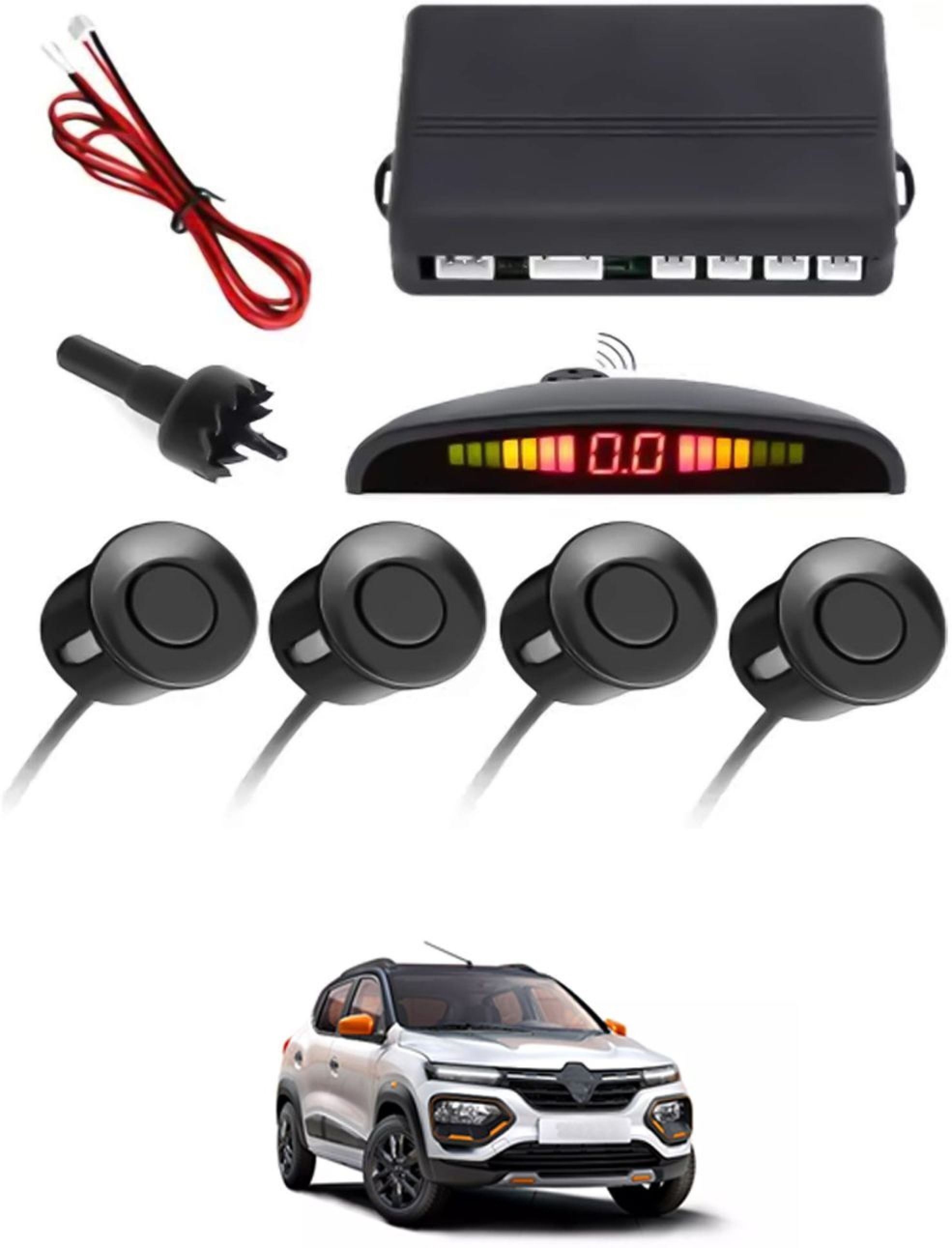aarsh creation Universal 4 Black Reverse Parking Sensor-AF25N818 P_Universal 4 Black Reverse Parking Sensor-AF25N818 Parking Sensor-picture-28