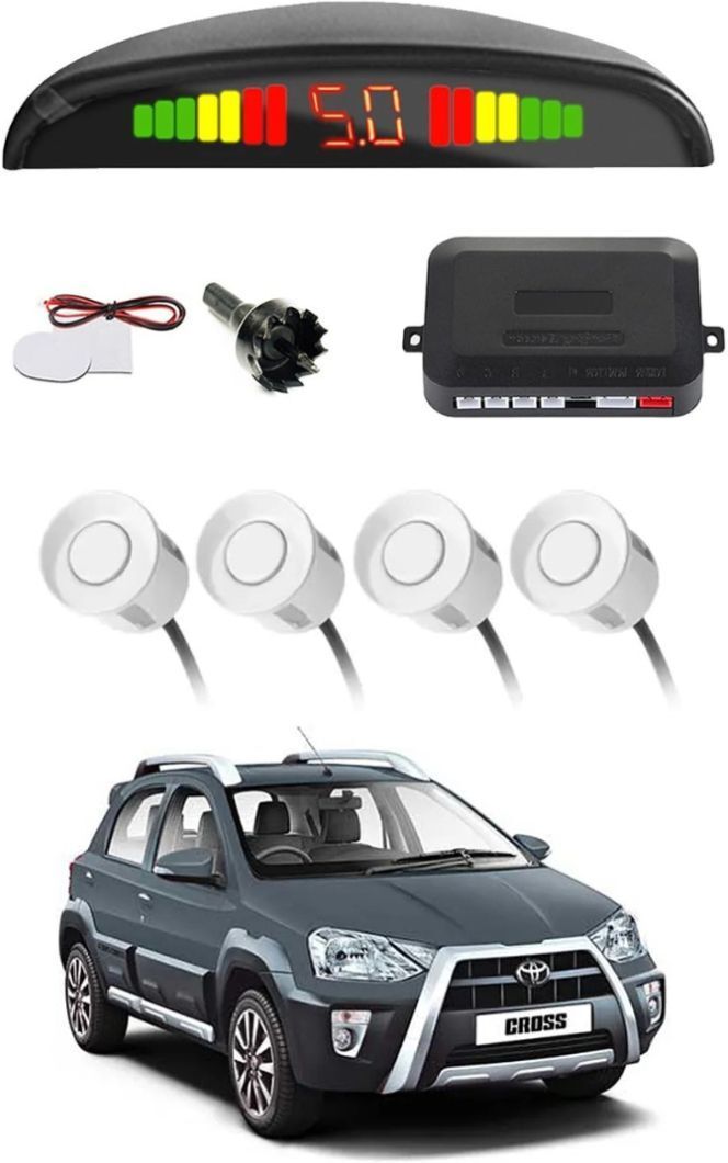 Parking Sensor Car White B115 Car Safety System White Color Parking Sensor Parking Sensor-image-6