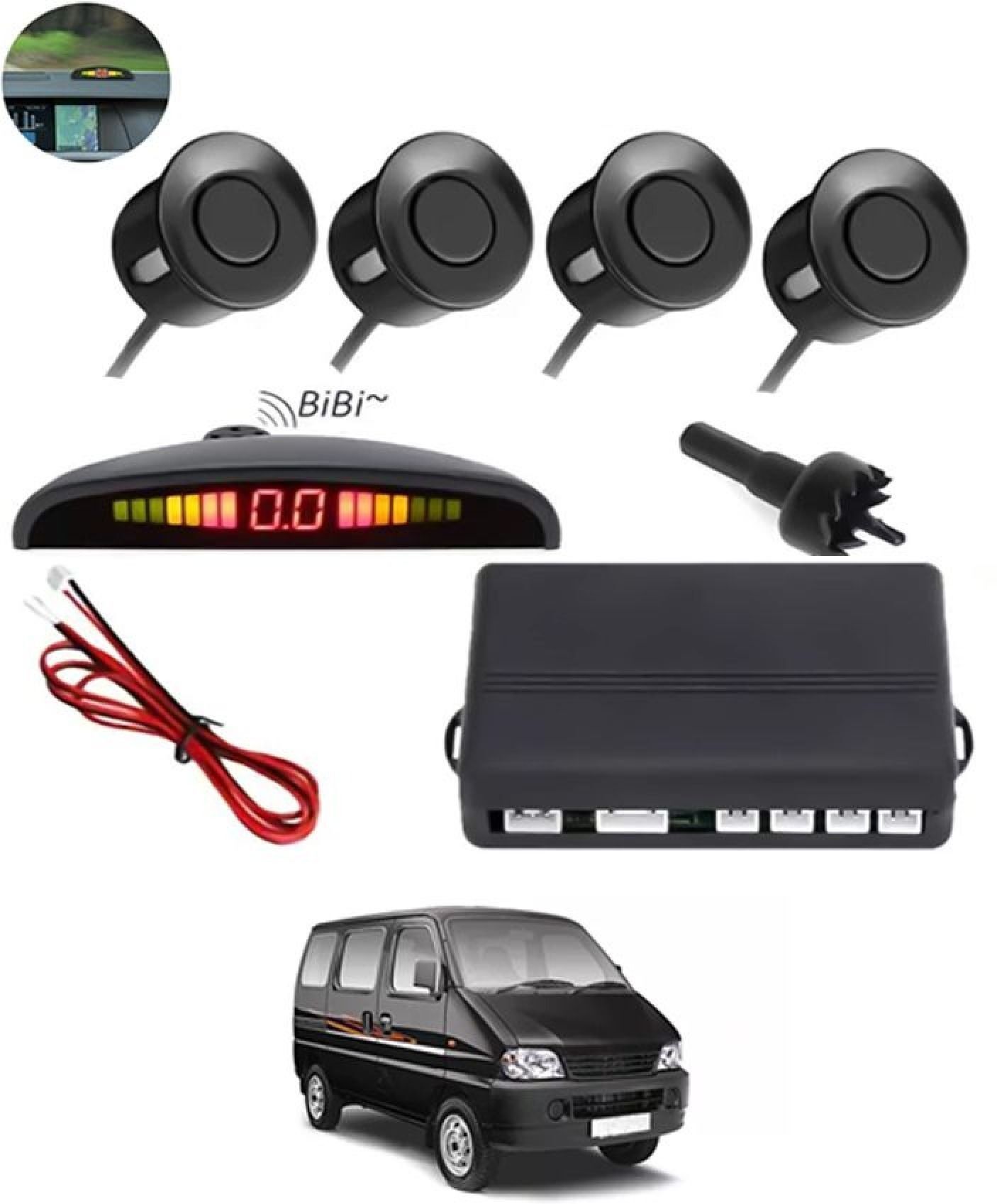 aarsh stores NW_Universal 4 Black Reverse Parking Sensor-AF25A382 NW_Universal 4 Black Reverse Parking Sensor-AF25A382 Parking Sensor-picture-18