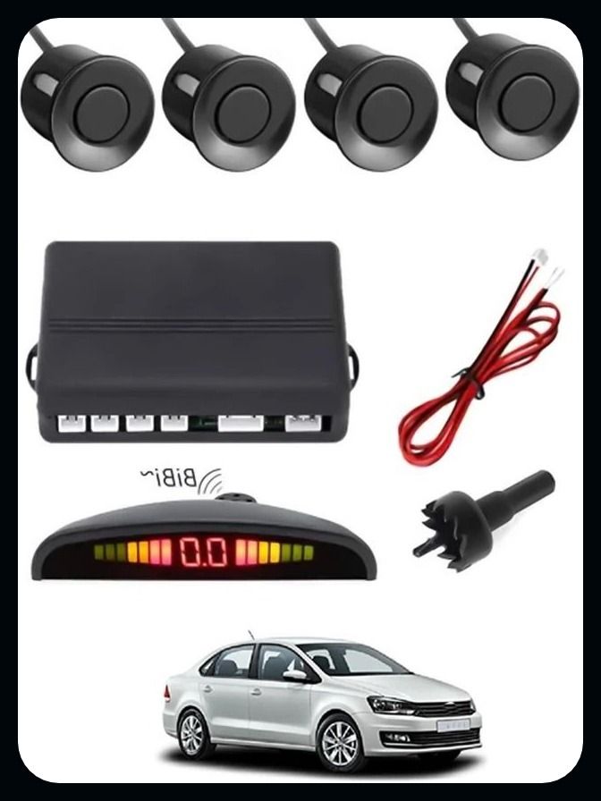 aarsh trading AK- 4 Black Reverse Parking SeAPor-AP25N177 S- 4 Black Reverse Parking Sensor-AP25N177 Parking Sensor-picture-14