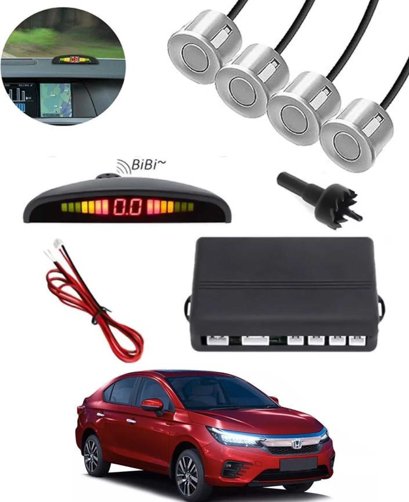 Universal 4 Silver Reverse Parking Sensor-AF25A403 Universal 4 Silver Reverse Parking Sensor-AF25A403 Parking Sensor-image-36