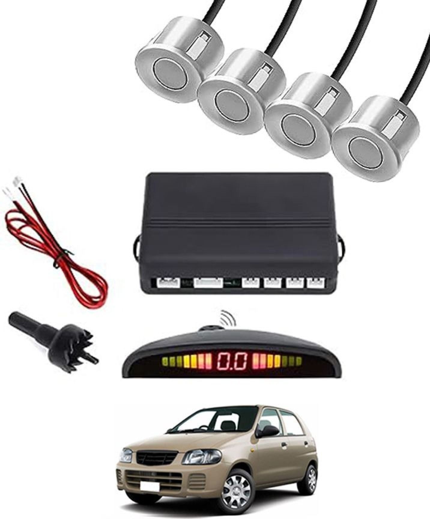 aarsh biker New-P_Universal 4 Silver Reverse Parking Sensor-AF25N577 New-P_Universal 4 Silver Reverse Parking Sensor-AF25N577 Parking Sensor-picture-27