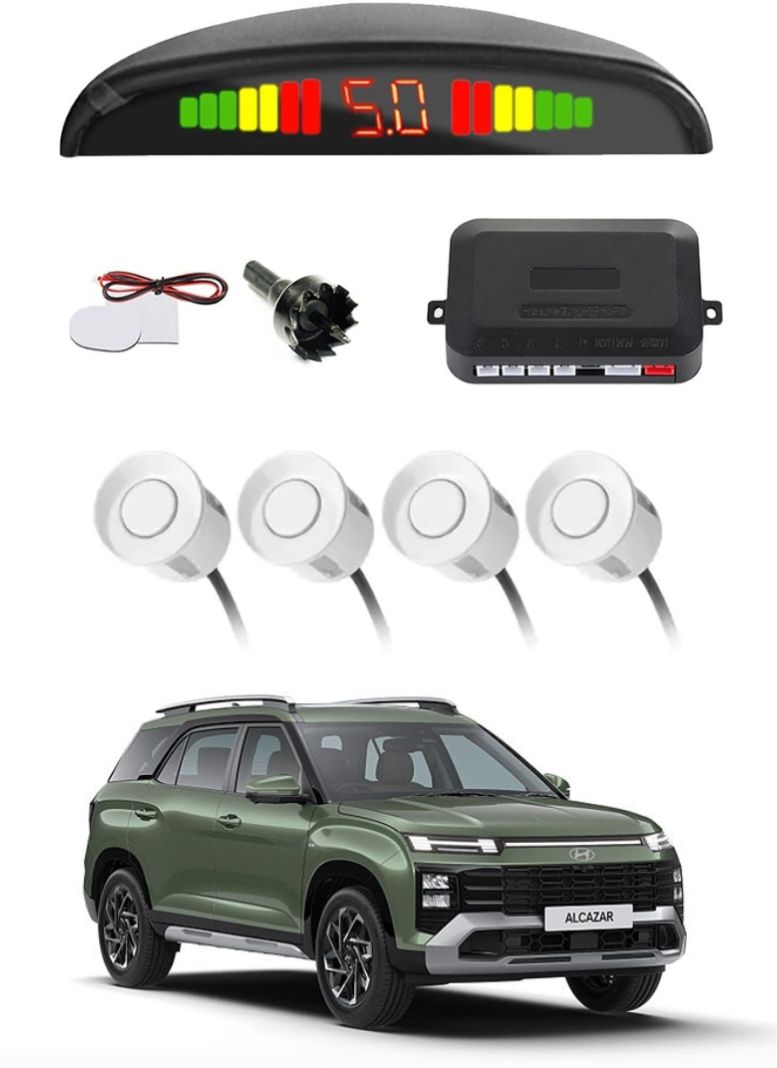 Car Parking Sensor White E53 Car Safety System White Color Parking Sensor Parking Sensor-image-43