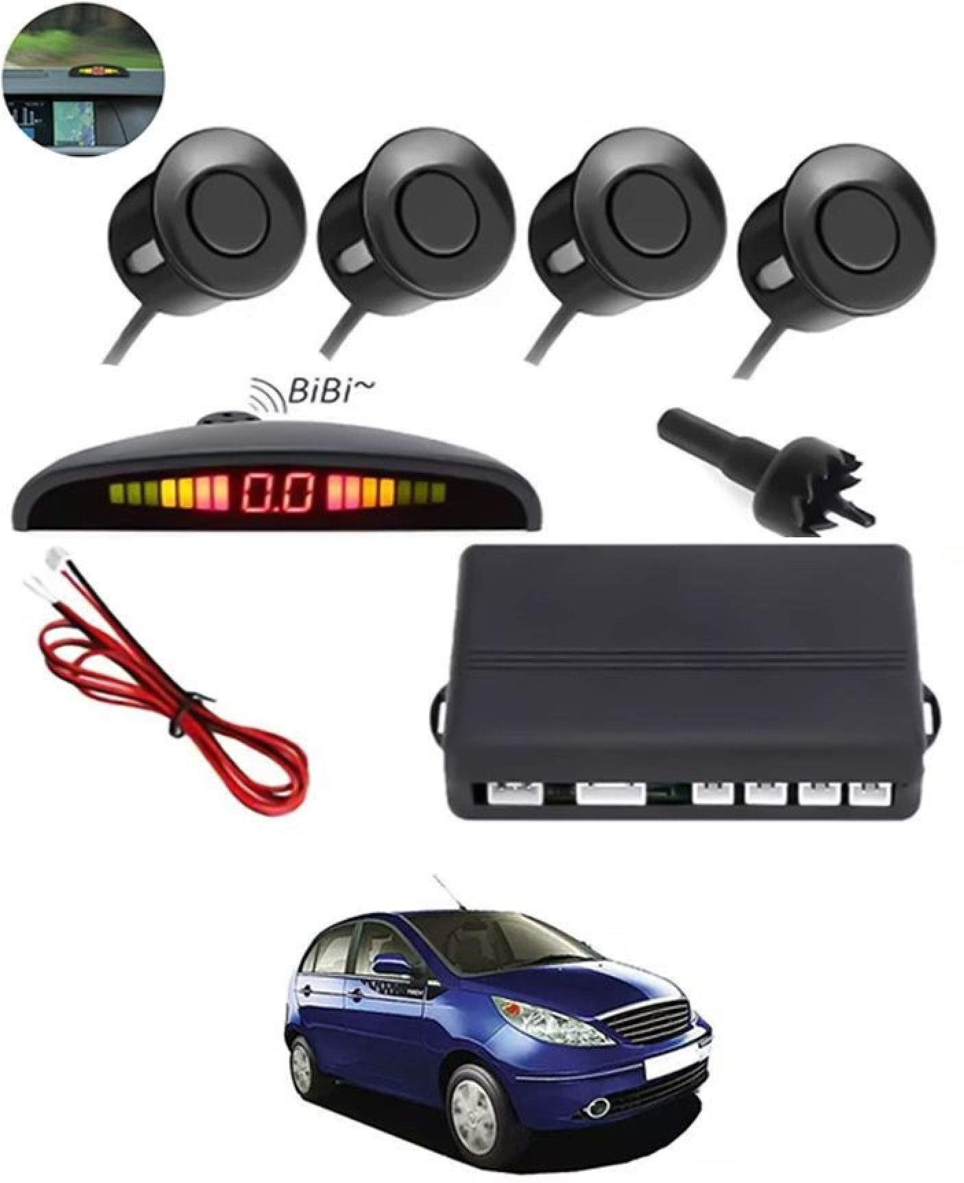 New-P_Universal 4 Black Reverse Parking Sensor-AF25A761 New-P_Universal 4 Black Reverse Parking Sensor-AF25A761 Parking Sensor-image-16