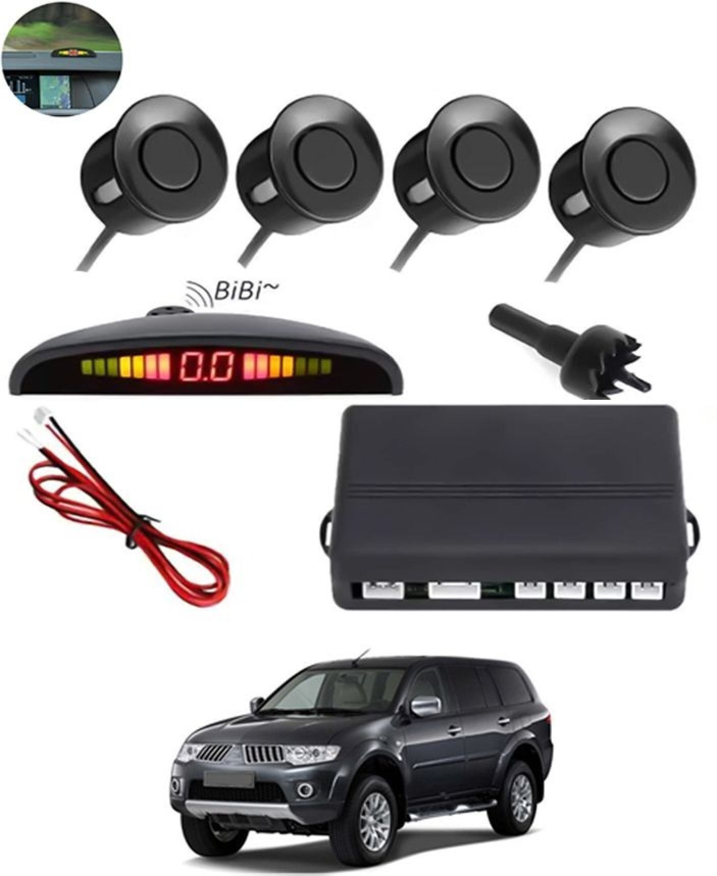 aarsh creation Universal 4 Black Reverse Parking Sensor-AF25N895 P_Universal 4 Black Reverse Parking Sensor-AF25N895 Parking Sensor-picture-23