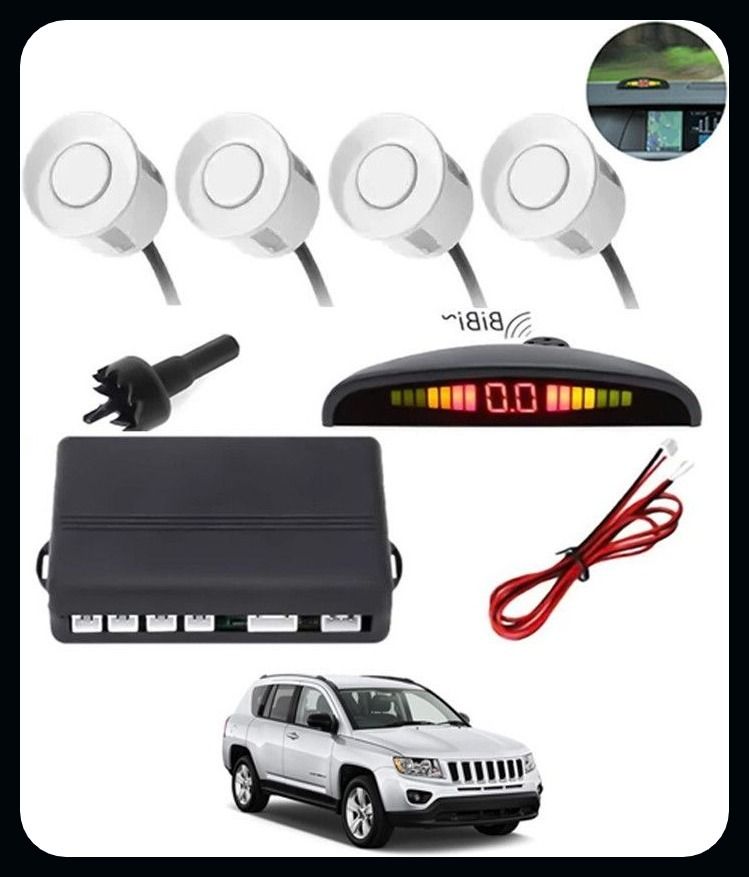 aarsh trading AK- 4 White Reverse Parking SeAPor-AP25A150 S- 4 White Reverse Parking Sensor-AP25A150 Parking Sensor-picture-16