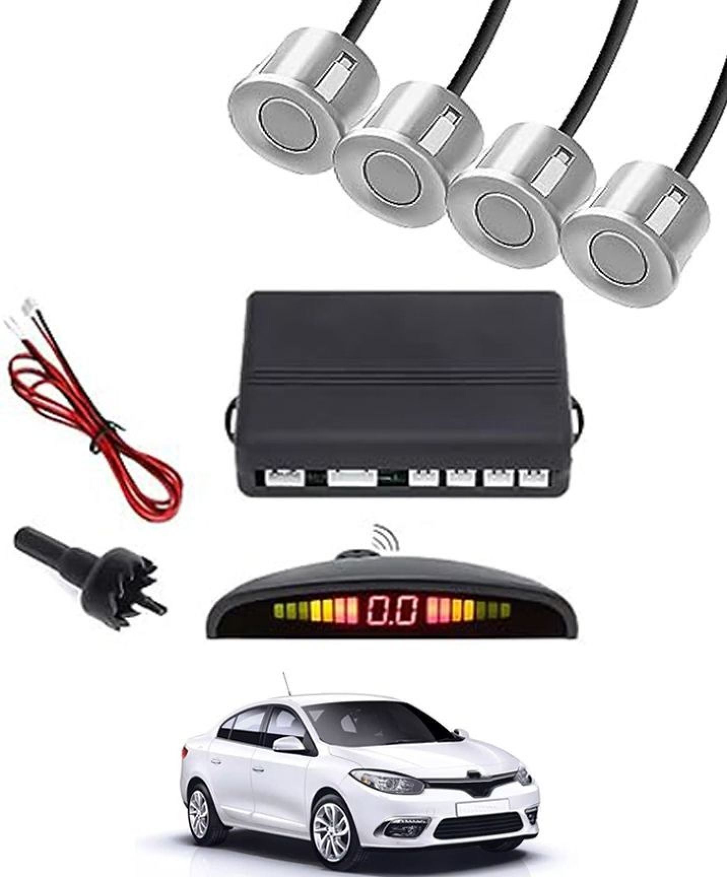 aarsh stores NW_Universal 4 Silver Reverse Parking Sensor-AF25N320 NW_Universal 4 Silver Reverse Parking Sensor-AF25N320 Parking Sensor-picture-10