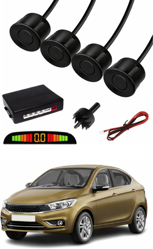 drivexpert Latest Black Car Parking Sensor L114 Car Black Parking Reverse Sensors Set of 4 Parking Sensor-picture-42