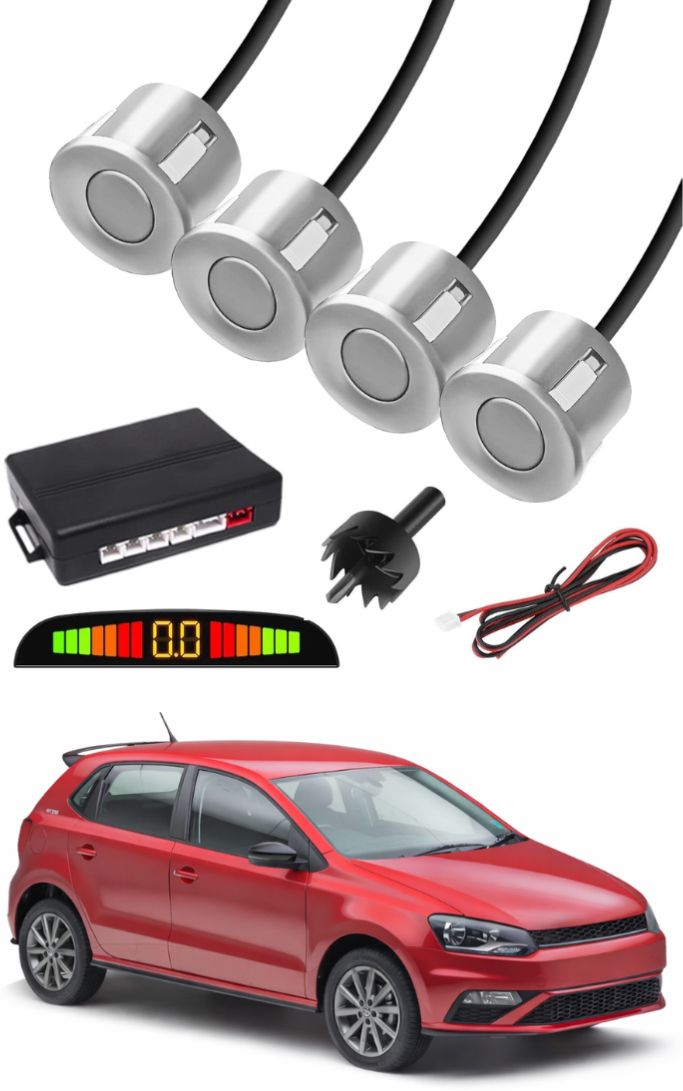 Silver Car Parking Sensor D151 Car Silver Parking Reverse Sensors For Volkswagen Polo Set of 4 Pcs Parking Sensor-image-37