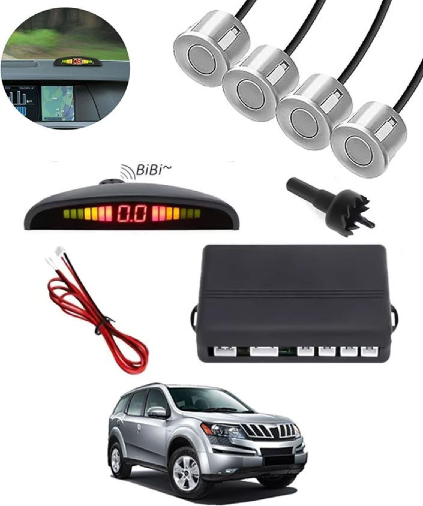 aarsh creation Universal 4 Silver Reverse Parking Sensor-AF25N717 P_Universal 4 Silver Reverse Parking Sensor-AF25N717 Parking Sensor-picture-37