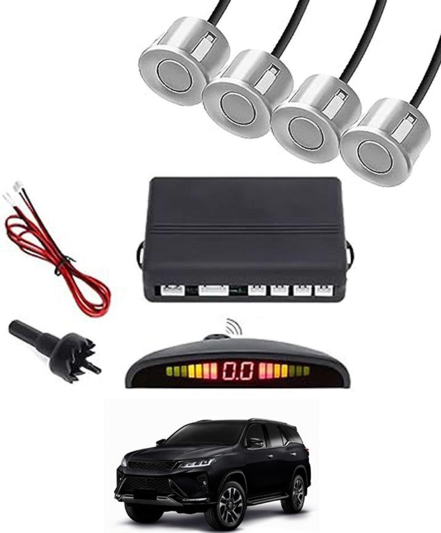 aarsh stores NW_Universal 4 Silver Reverse Parking Sensor-AF25A191 NW_Universal 4 Silver Reverse Parking Sensor-AF25A191 Parking Sensor-picture-33