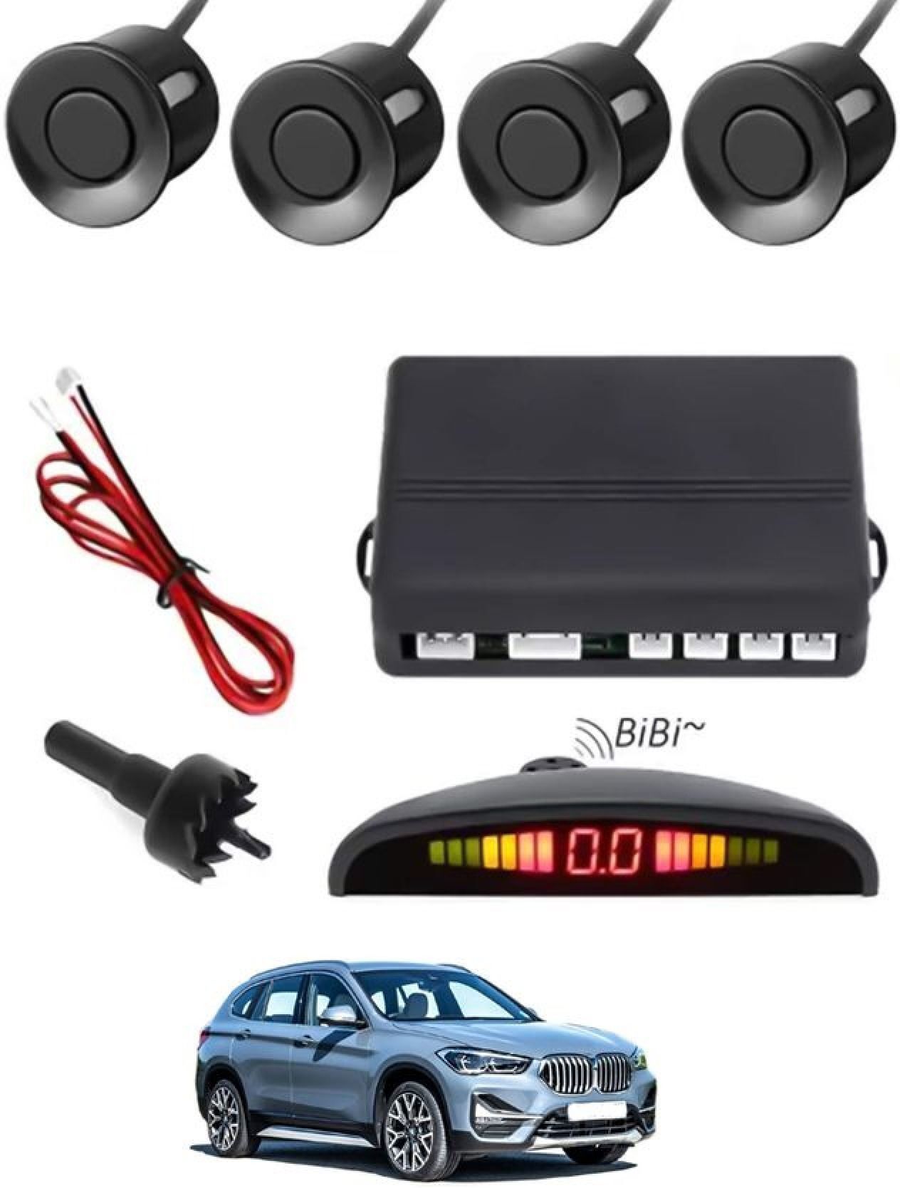 aarsh creations NW_Universal 4 Black Reverse Parking Sensor-AF25N658 NP_Universal 4 Black Reverse Parking Sensor-AF25N658 Parking Sensor-picture-19