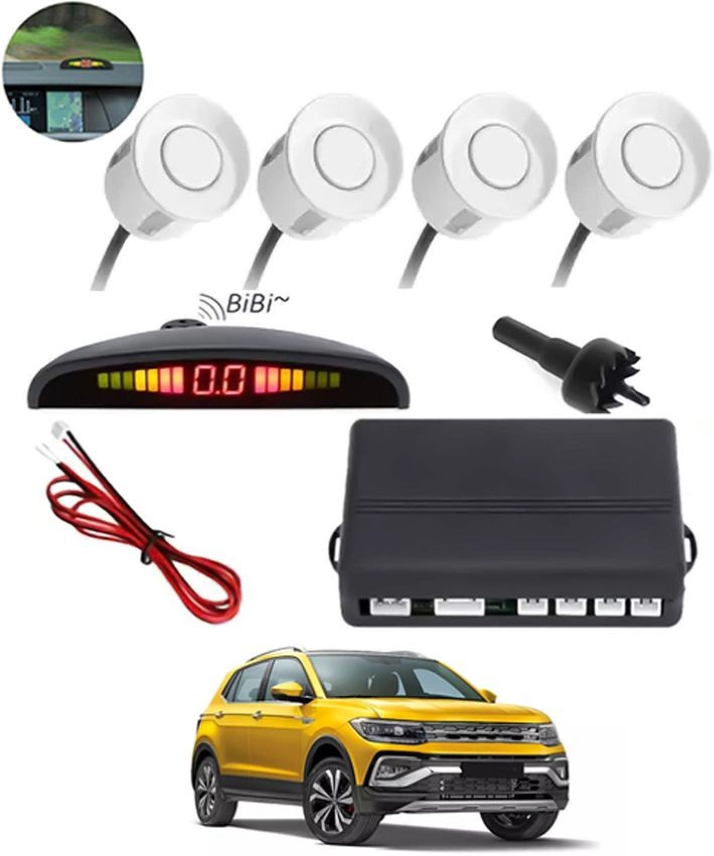 NW_Universal 4 White Reverse Parking Sensor-AF25N853 NP_Universal 4 White Reverse Parking Sensor-AF25N853 Parking Sensor-image-7