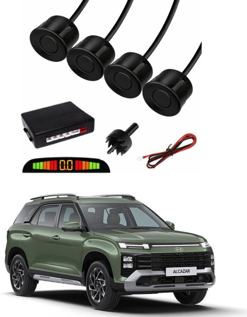 tstore Black Car Parking Sensor C53 Car Black Parking Reverse Sensors For Hyundai Alcazar Set of 4 Pcs Parking Sensor-picture-19