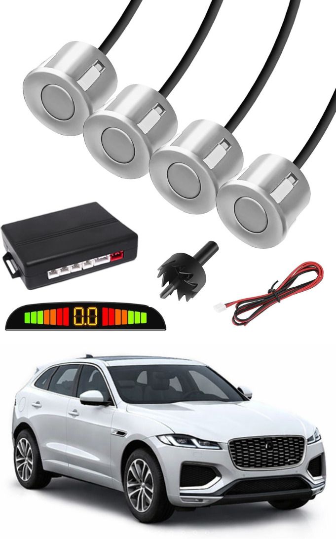 Silver Car Parking Sensor A122 Car Silver Parking Reverse Sensors For Jaguar F-Pace Set of 4 Pcs Parking Sensor-image-35