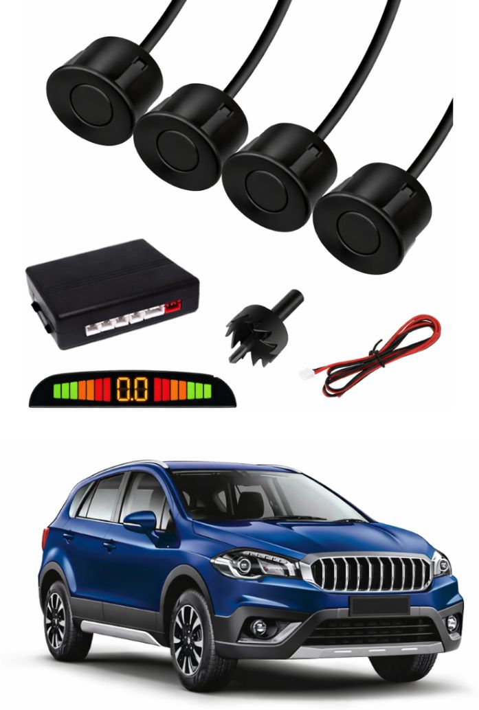 drivexpert Latest Black Car Parking Sensor K143 Car Black Parking Reverse Sensors Set of 4 Parking Sensor-picture-37