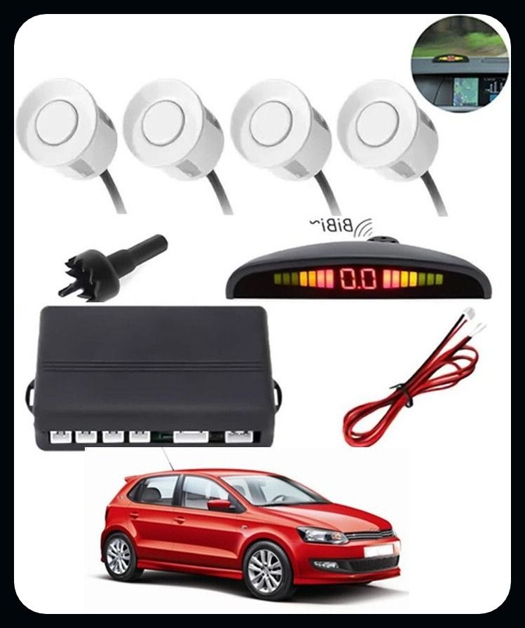 arsh stores NS- 4 White Reverse Parking Sensor-AP25B78 NS- 4 White Reverse Parking Sensor-AP25B78 Parking Sensor-picture-23