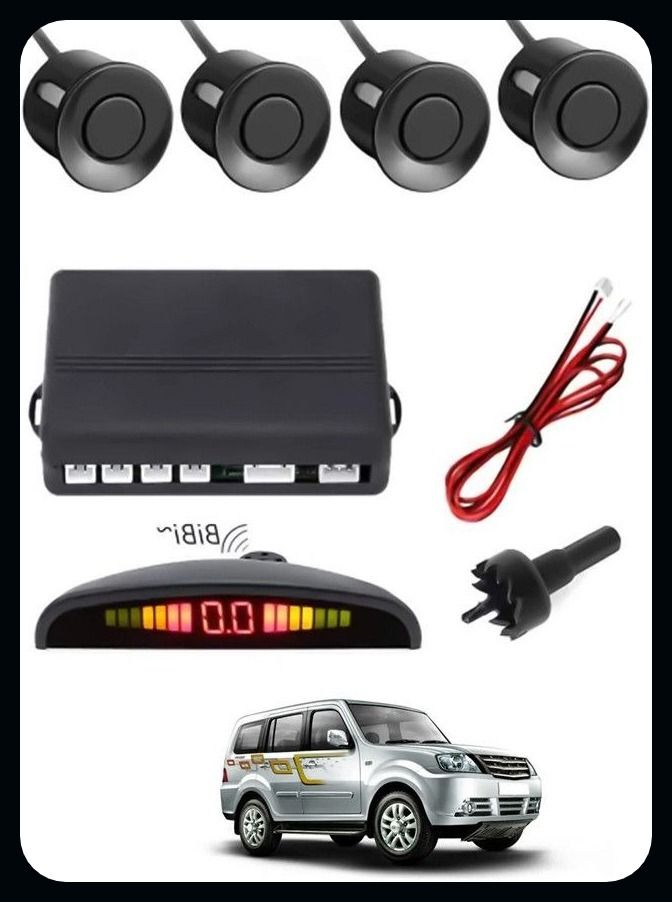 aarsh trading AK- 4 Black Reverse Parking SeAPor-AP25A787 S- 4 Black Reverse Parking Sensor-AP25A787 Parking Sensor-picture-11