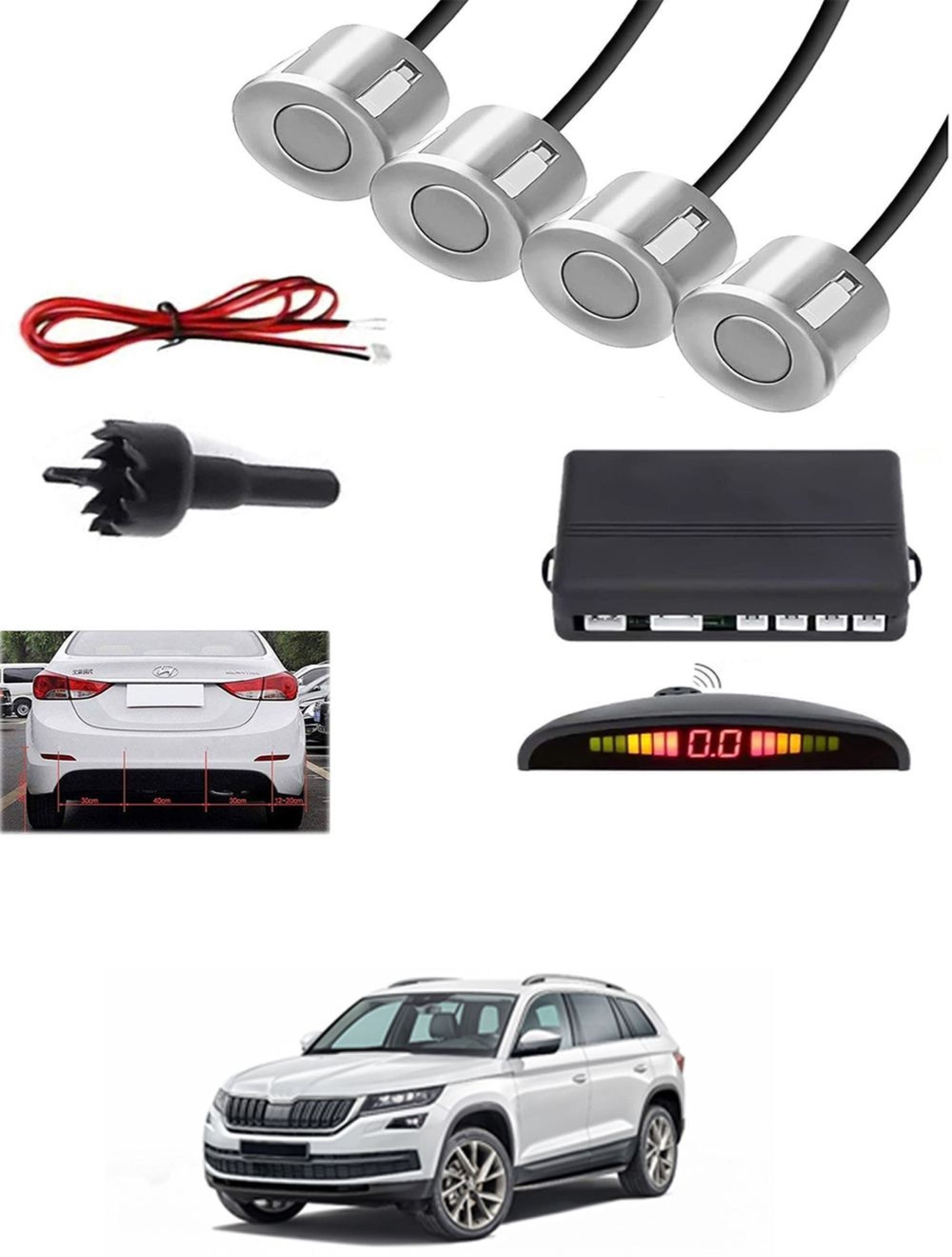aarsh biker New-P_Universal 4 Silver Reverse Parking Sensor-AF25A315 New-P_Universal 4 Silver Reverse Parking Sensor-AF25A315 Parking Sensor-picture-28