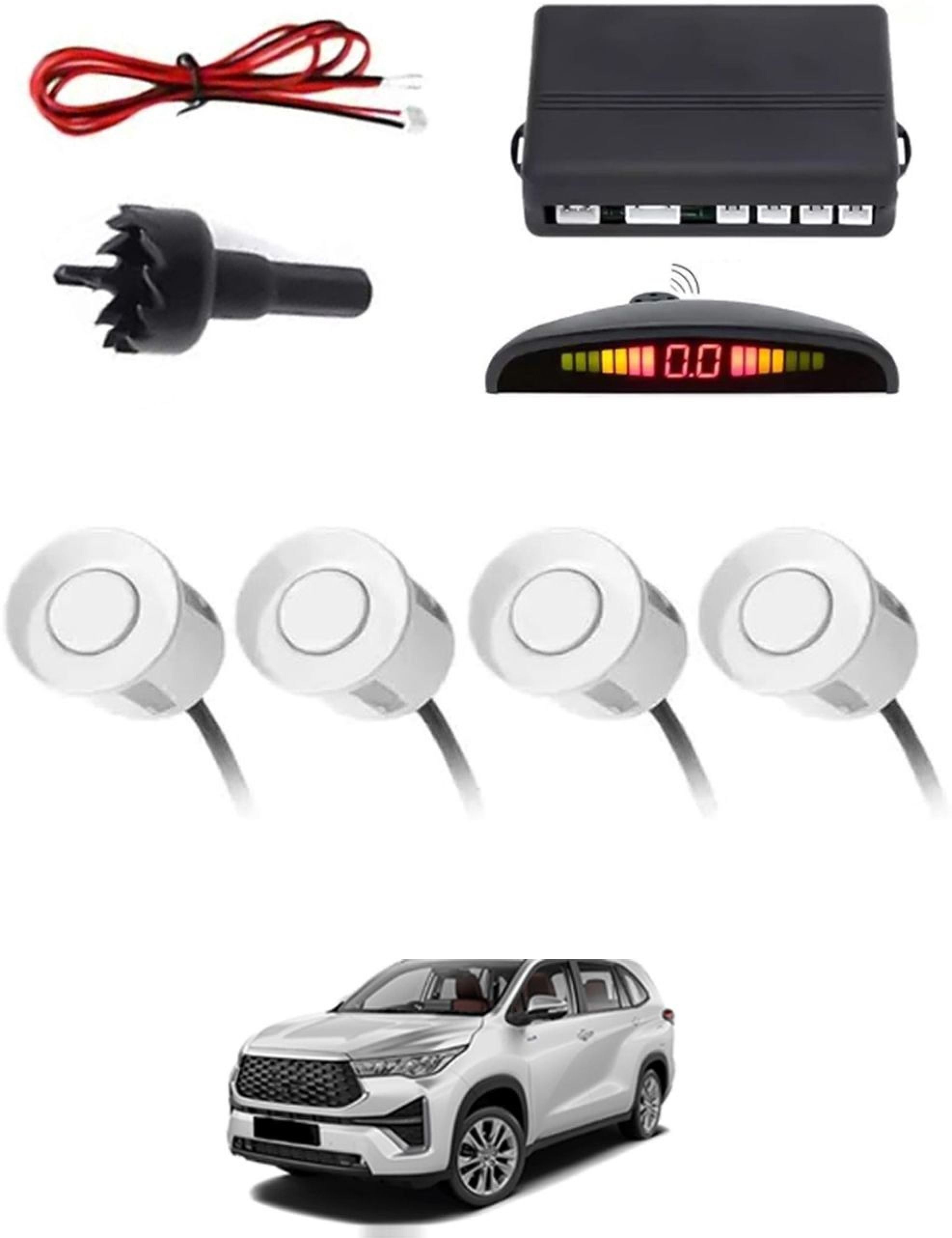 Universal 4 White Reverse Parking Sensor-AF25N339 Universal 4 White Reverse Parking Sensor-AF25N339 Parking Sensor-image-46
