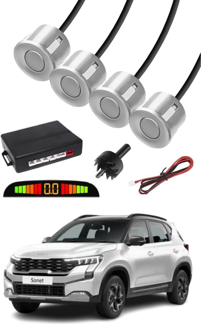 amsik Car Parking Sensor Silver C13 Car Safety System Silver Color Parking Sensor Parking Sensor-picture-12
