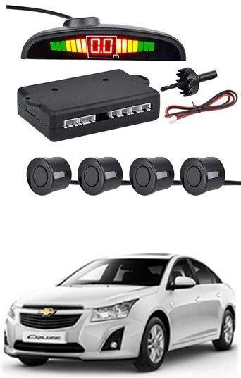 4 Black Parking Sensors With LED Display Which Increased Safety of Passengers/Car One Alarm Kit-1300 Parking Sensor-image-27