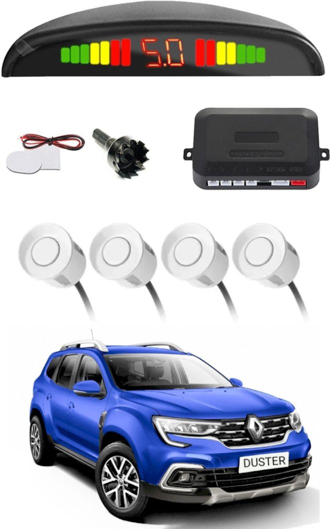 Parking Sensor Car White D137 Car Safety System White Color Parking Sensor Parking Sensor