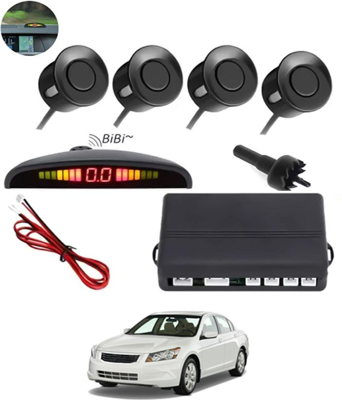 aarsh biker New-P_Universal 4 Black Reverse Parking Sensor-AF25N654 New-P_Universal 4 Black Reverse Parking Sensor-AF25N654 Parking Sensor-picture-23