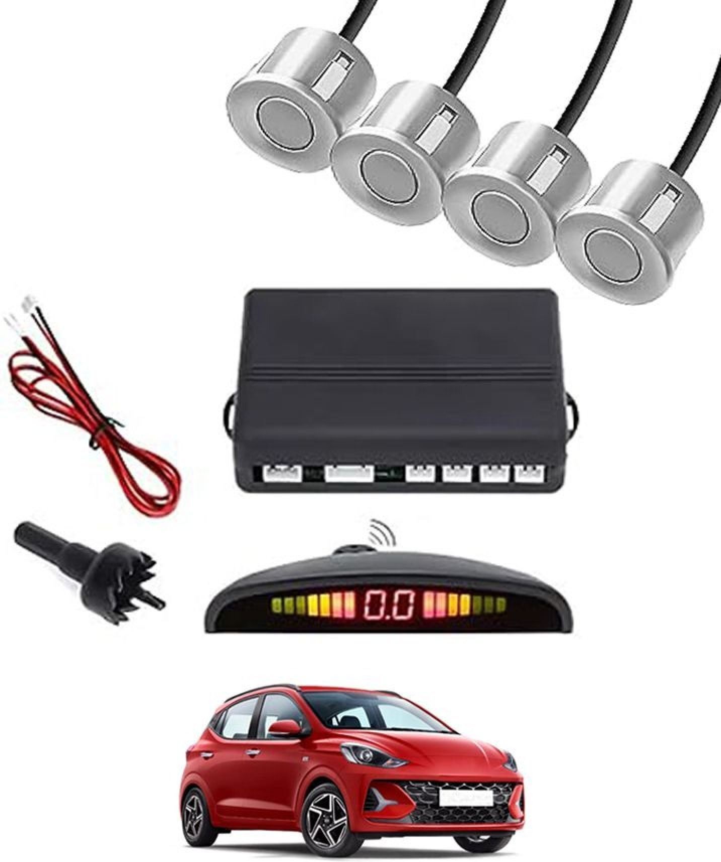 aarsh biker New-P_Universal 4 Silver Reverse Parking Sensor-AF25N956 New-P_Universal 4 Silver Reverse Parking Sensor-AF25N956 Parking Sensor-picture-15