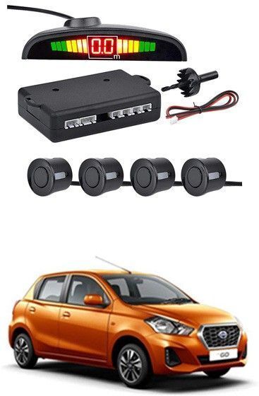 4 Black Parking Sensors With LED Display Which Increased Safety of Passengers/Car One Alarm Kit-1296 Parking Sensor-image-8