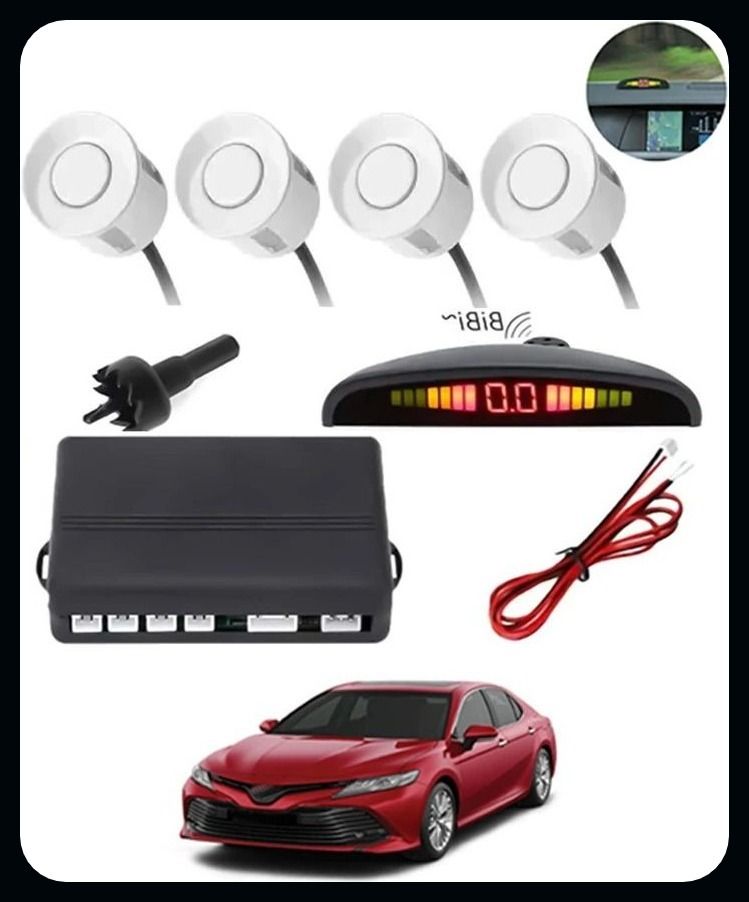 arsh store S- 4 White Reverse Parking Sensor-AP25N316 S- 4 White Reverse Parking Sensor-AP25N316 Parking Sensor-picture-4