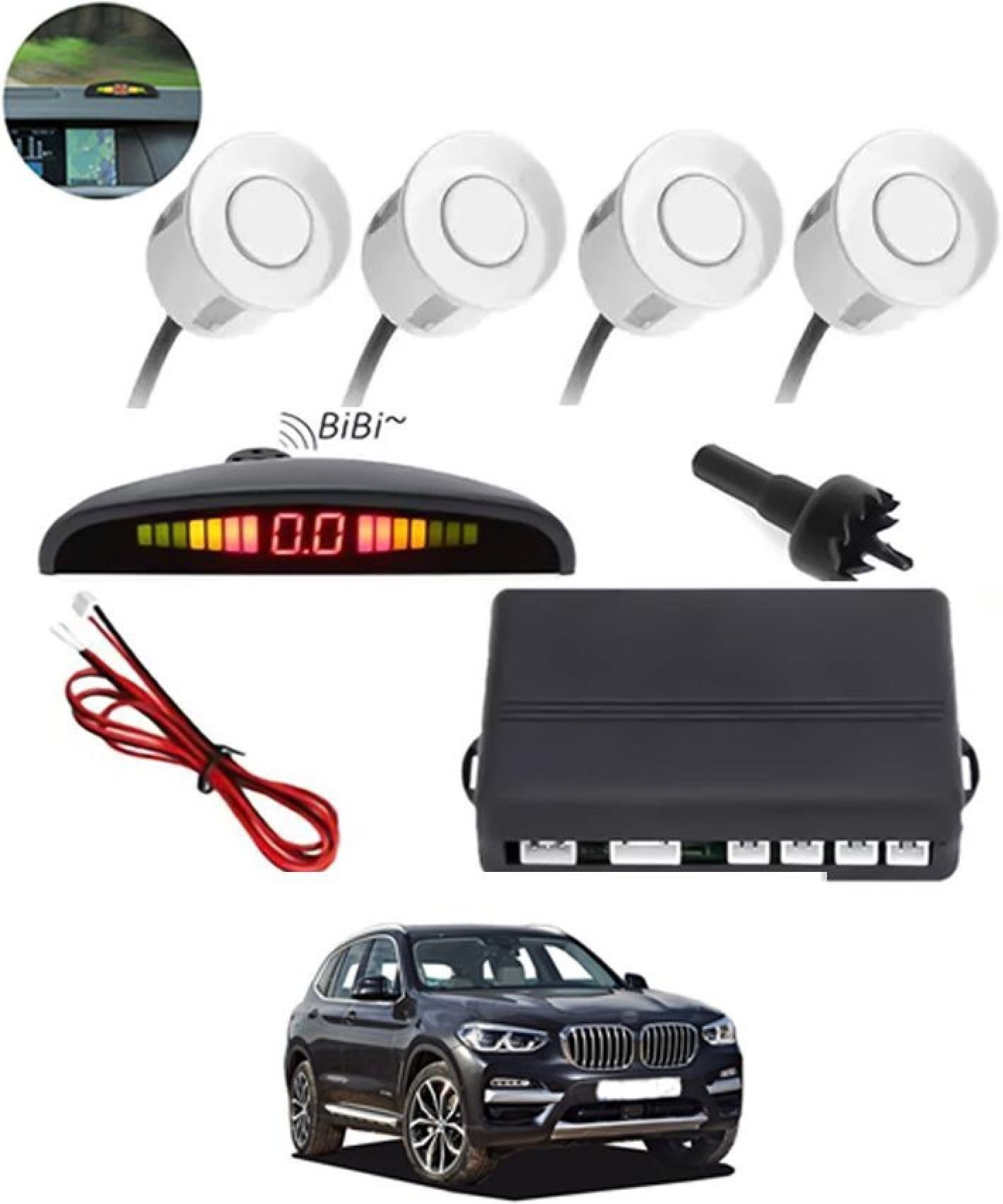 New-P_Universal 4 White Reverse Parking Sensor-AF25A561 New-P_Universal 4 White Reverse Parking Sensor-AF25A561 Parking Sensor-image-38