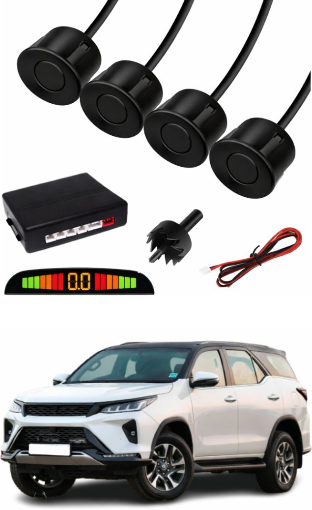 markoplus Black Car Parking Sensor B52 Car Black Parking Reverse Sensors For Toyota Fortuner Legender Set of 4 Pcs Parking Sensor-picture-27