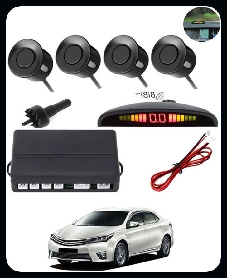 Car Premium 4 Black Reverse Parking Sensor-AP25A195 Car Premium 4 Black Reverse Parking Sensor-AP25A195 Parking Sensor-image-26
