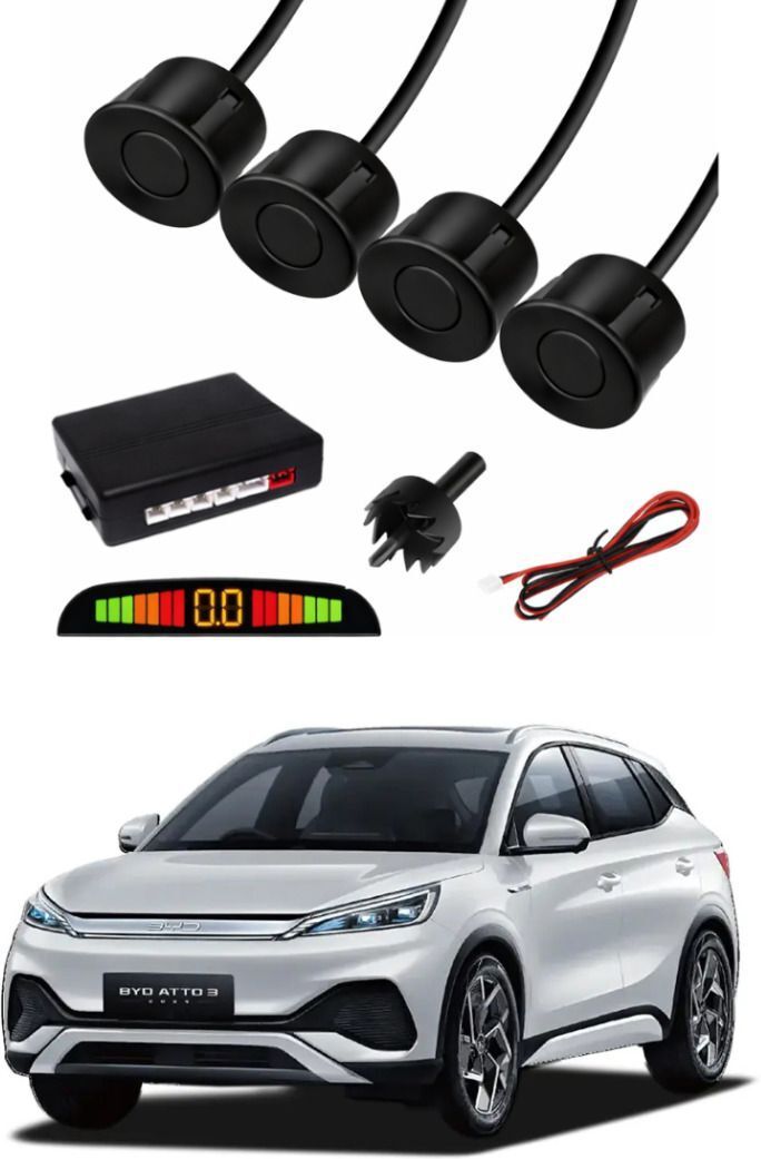 Black Car Parking Sensor B97 Premium Quality Car Black Parking Reverse Sensors For BYD ATTO 3 Set of 4 Pcs Parking Sensor-image-34