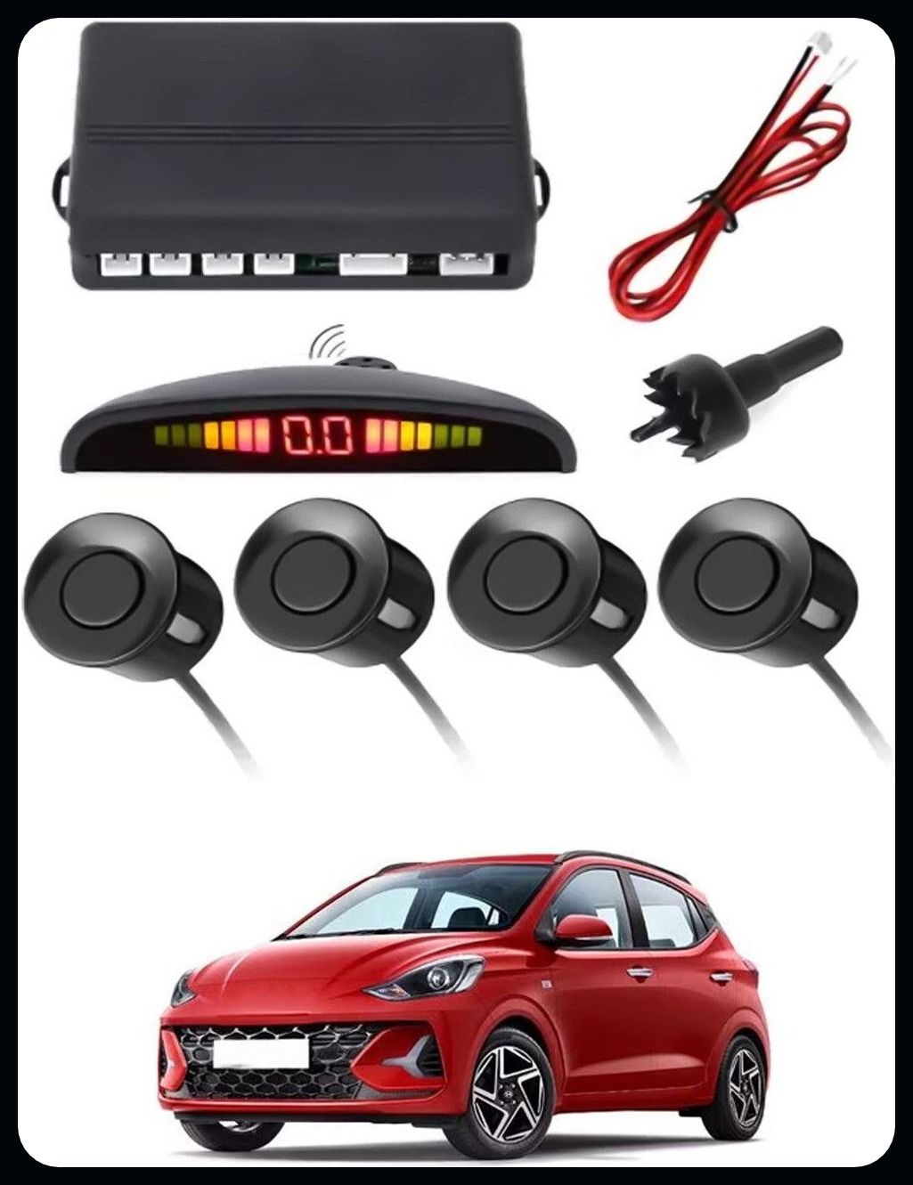 arsh stores NS- 4 Black Reverse Parking Sensor-AP25A769 NS- 4 Black Reverse Parking Sensor-AP25A769 Parking Sensor-picture-19