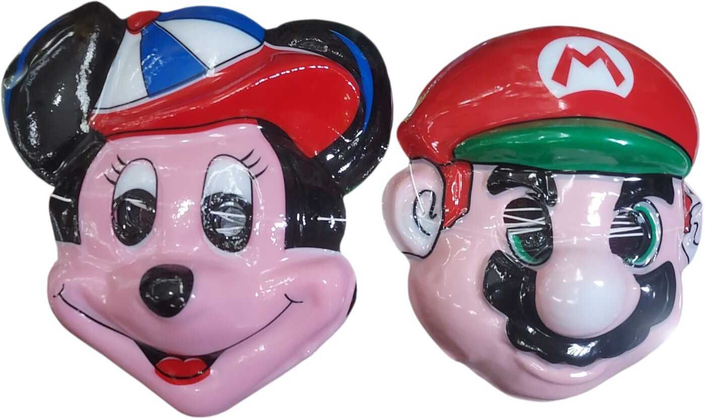 Fancy face-masks free size pack of 2pcs holi party for kids & adults Party Glow Ornament-image-2
