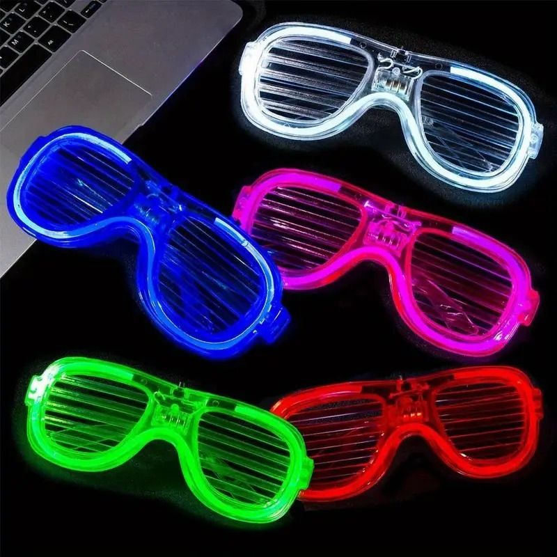 orama "LED Glow Party Glasses | Light-Up Neon Sunglasses for Night Parties & FestivalsParty Glow Ornament-picture-11
