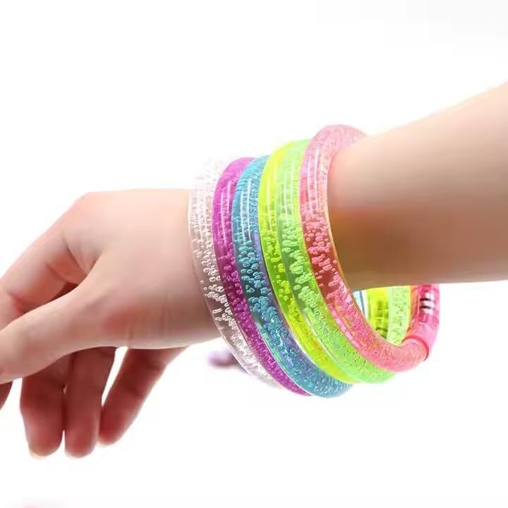 ludaly LED Light Up Bracelets Glow Flashing WristbandsParty Glow Ornament-picture-12